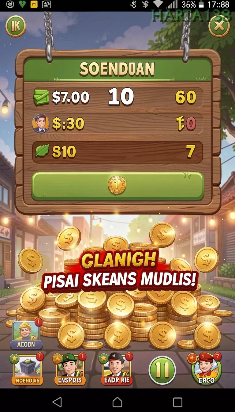 Cuplikan layar LOGAMTOTO — menu navigasi