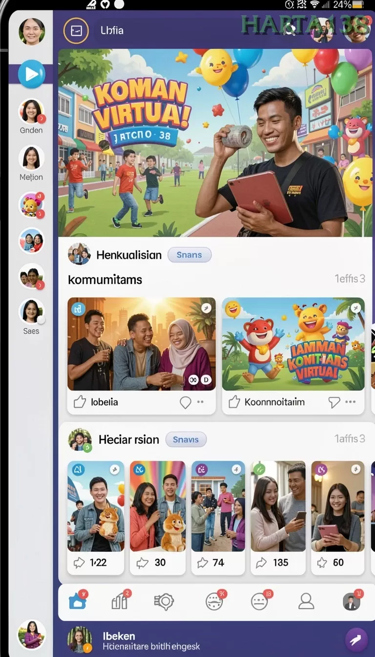 Cuplikan layar MARIMA77 — aktivitas